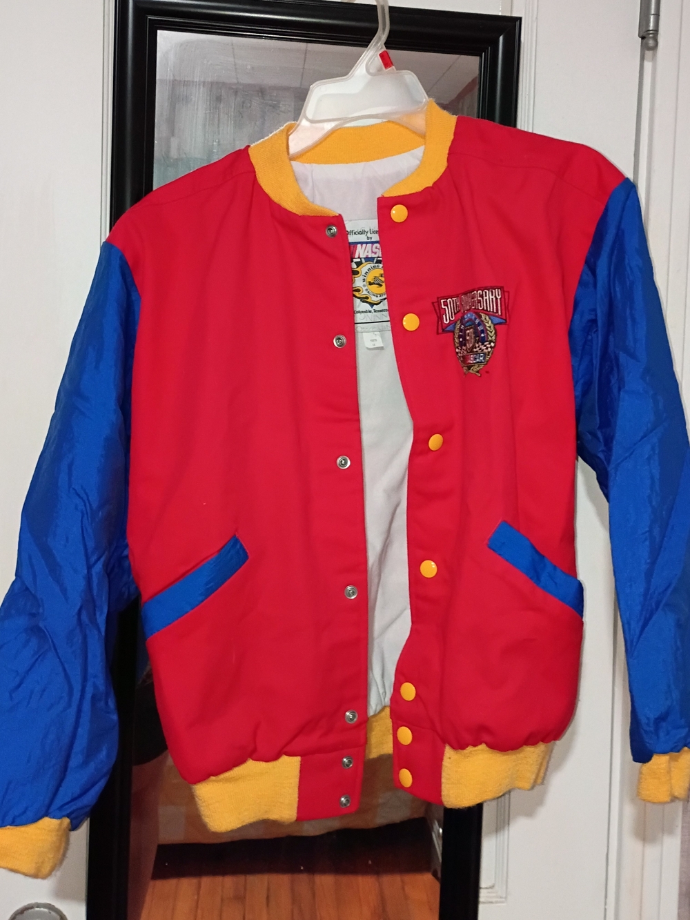 Nascar Youth Vintage Red and Blue Jacket